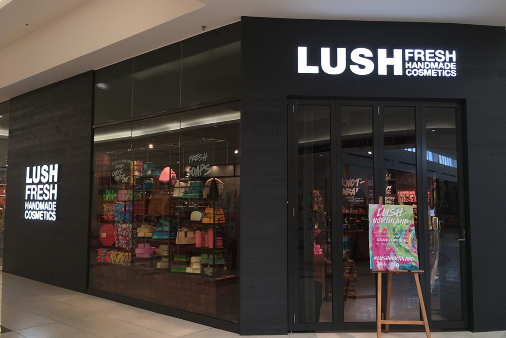 Lush Cosmetics Store Fitout: Northland