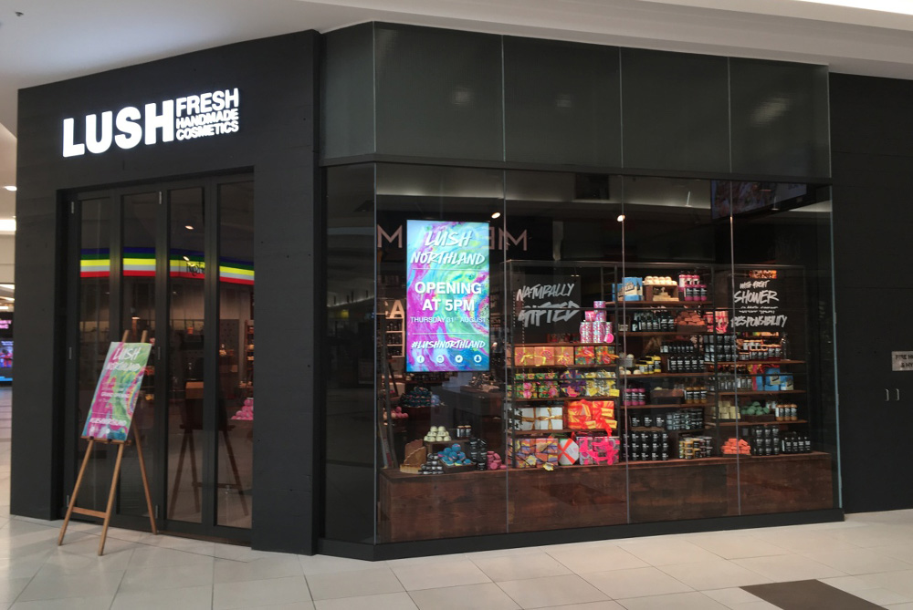Lush Cosmetics Store Fitout: Northland
