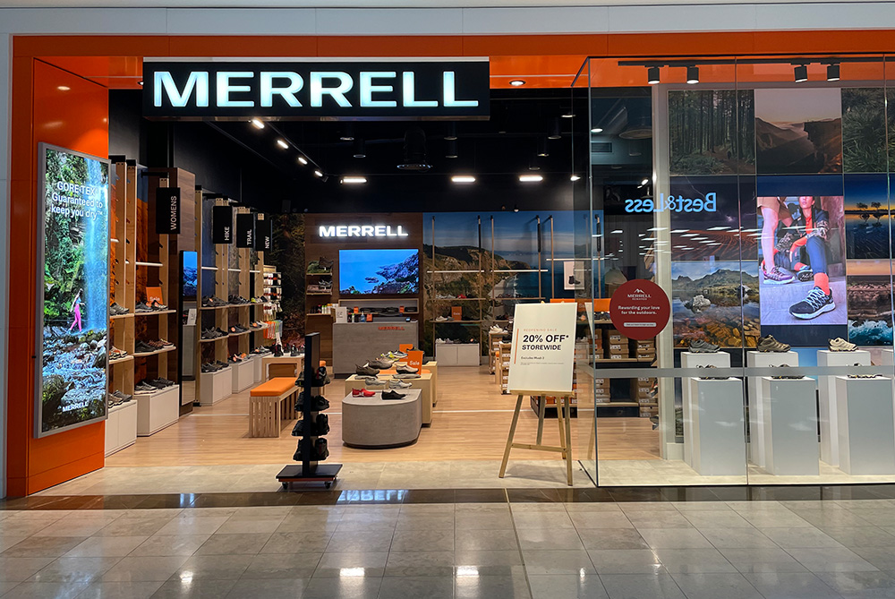 Merrell Footwear Fitout: Fountain Gate