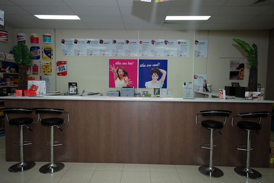 Beaumont Tiles Showroom Fitout